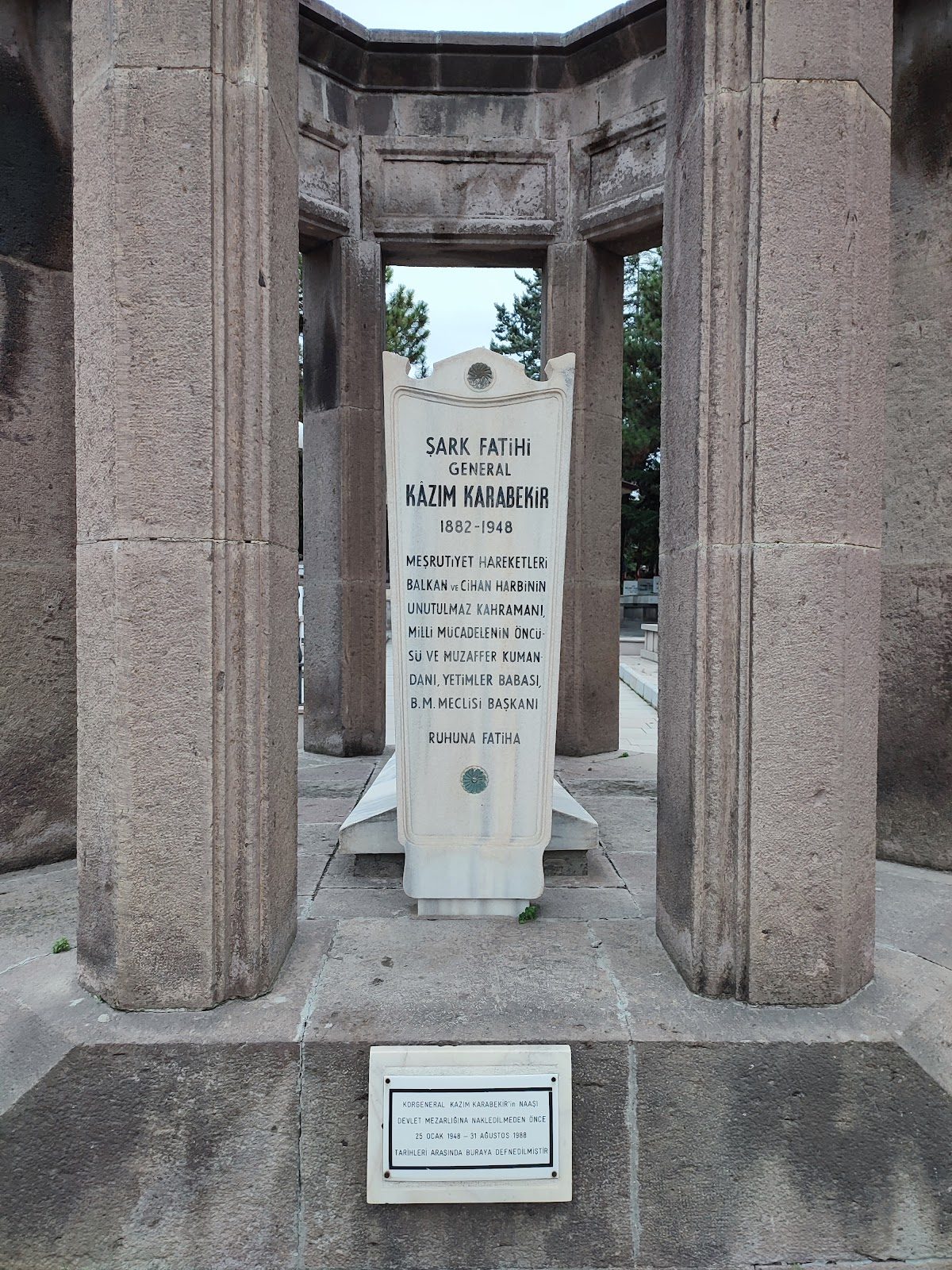 Kazım Karabekir Monumental Tomb